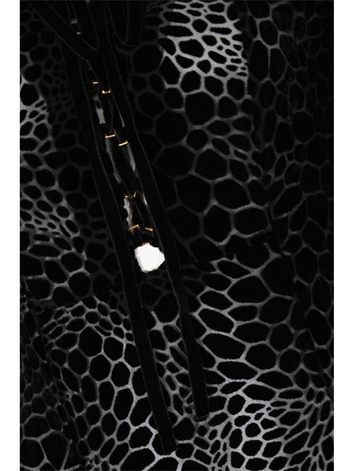Abito Red Carpet in velluto devore' Elisabetta Franchi | ABR4557E2110